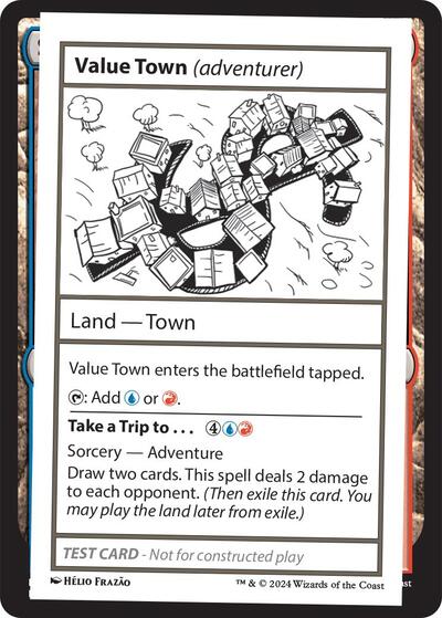 Value Town (adventurer) (Mystery Booster 2 Playtest Cards) Near Mint