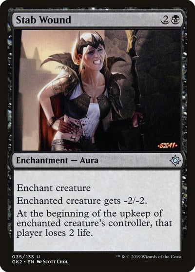 Stab Wound (Ravnica Allegiance: Guild Kits) Near Mint