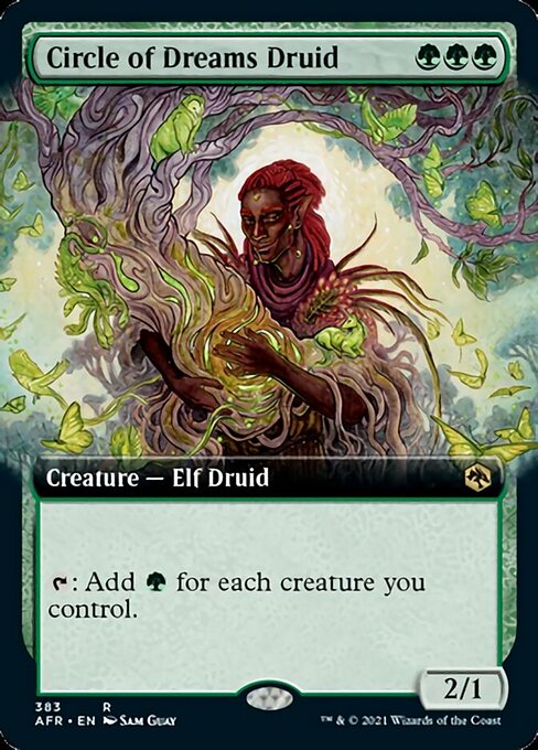 Circle of Dreams Druid (Extended Art) (Adventures in the Forgotten Realms) Near Mint