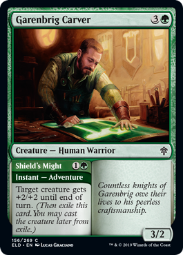 Garenbrig Carver (Throne of Eldraine) Near Mint Foil