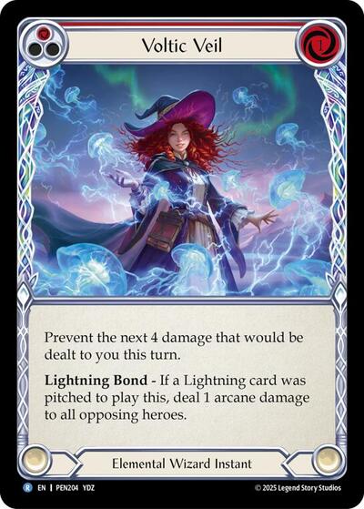 Voltic Veil (Red) (Compendium of Rathe) Near Mint Foil