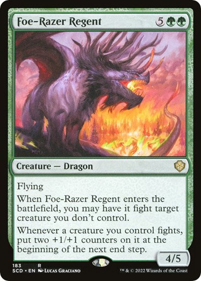 Foe-Razer Regent (Commander 2022 Starter Decks) Near Mint