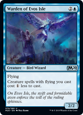 Warden of Evos Isle (Magic 2020 Core Set) Near Mint