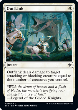 Outflank (Throne of Eldraine) Near Mint Foil