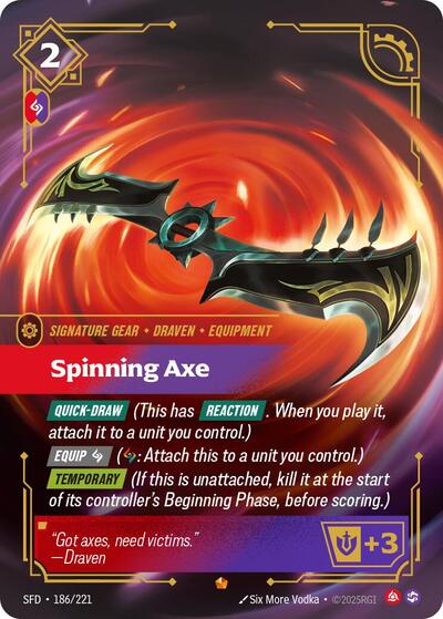 Spinning Axe (Spiritforged) Near Mint Foil