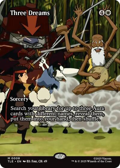 Three Dreams (Borderless) (Avatar: The Last Airbender: Eternal-Legal) Near Mint