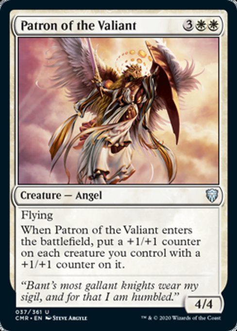 Patron of the Valiant (Commander Legends) Near Mint Foil