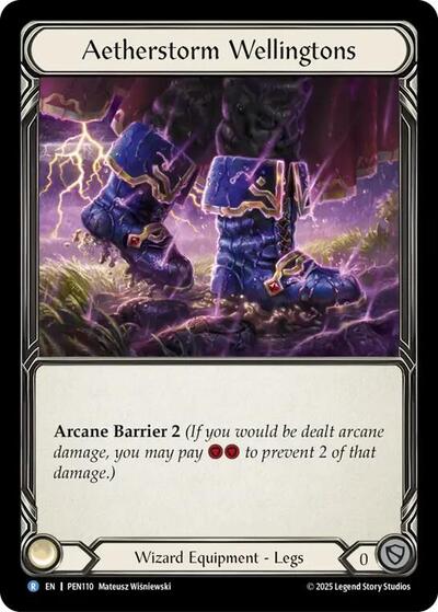Aetherstorm Wellingtons (Compendium of Rathe) Near Mint Cold Foil
