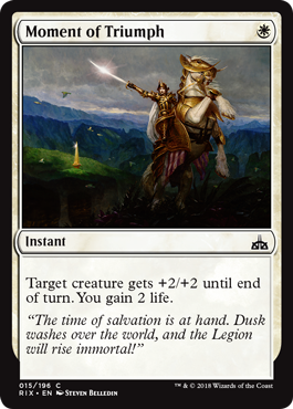 Moment of Triumph (Rivals of Ixalan) Near Mint Foil