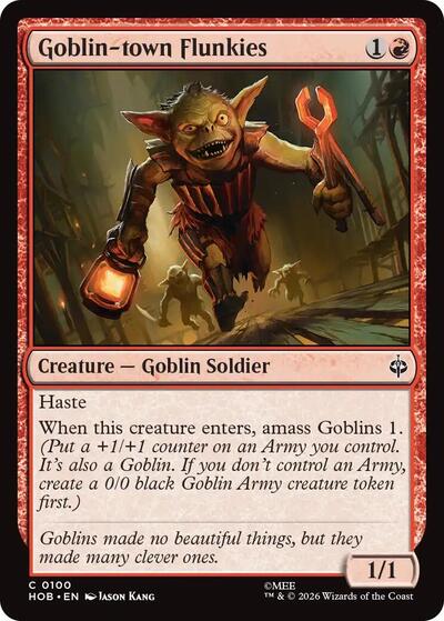 Goblin-town Flunkies (The Hobbit) Near Mint Foil
