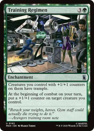 Training Regimen (Marvel Super Heroes) Near Mint