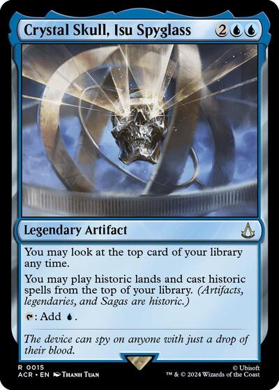 Crystal Skull, Isu Spyglass (Universes Beyond: Assassin's Creed) Near Mint Foil