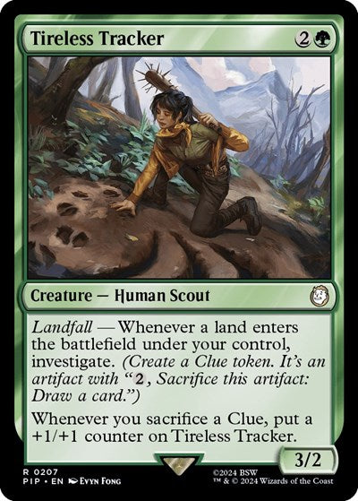 Tireless Tracker (Universes Beyond: Fallout) Near Mint Foil