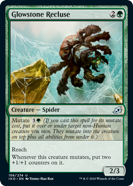 Glowstone Recluse (Ikoria: Lair of Behemoths) Near Mint Foil