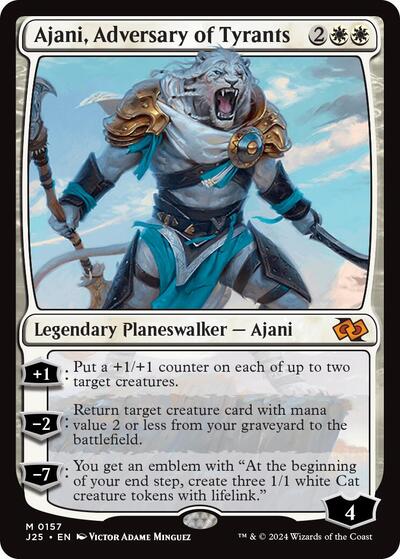 Ajani, Adversary of Tyrants (Foundations Jumpstart) Near Mint