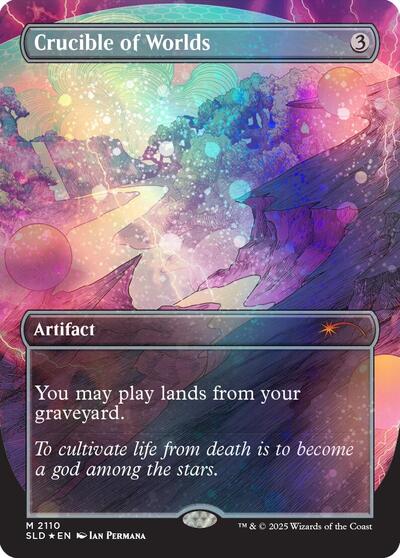 Crucible of Worlds (Galaxy Foil) (Secret Lair) Near Mint Foil