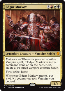 Edgar Markov (Commander 2017) Medium Play Foil