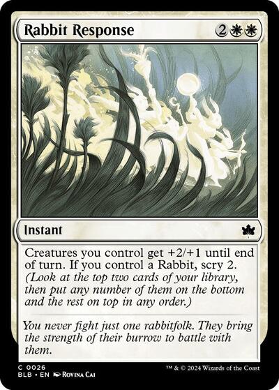 Rabbit Response (Bloomburrow) Near Mint Foil
