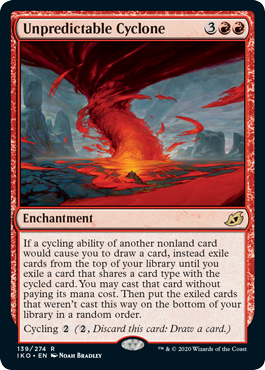 Unpredictable Cyclone (Ikoria: Lair of Behemoths) Near Mint Foil