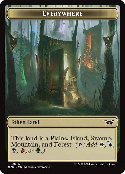 Everywhere Token (Duskmourn: House of Horror) Near Mint