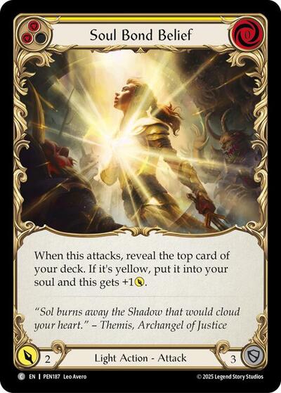 Soul Bond Belief (Yellow) (Compendium of Rathe) Near Mint