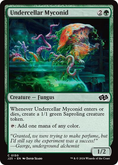 Undercellar Myconid (Foundations Jumpstart) Near Mint