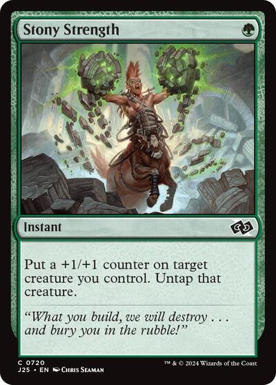 Stony Strength (Foundations Jumpstart) Near Mint