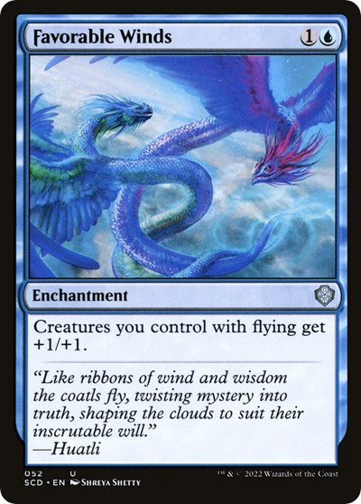 Favorable Winds (Commander 2022 Starter Decks) Near Mint