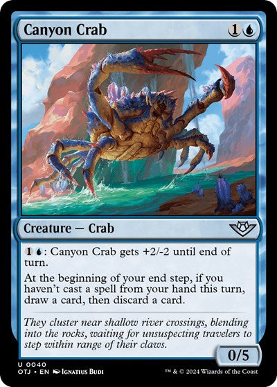 Canyon Crab (Outlaws of Thunder Junction) Near Mint Foil