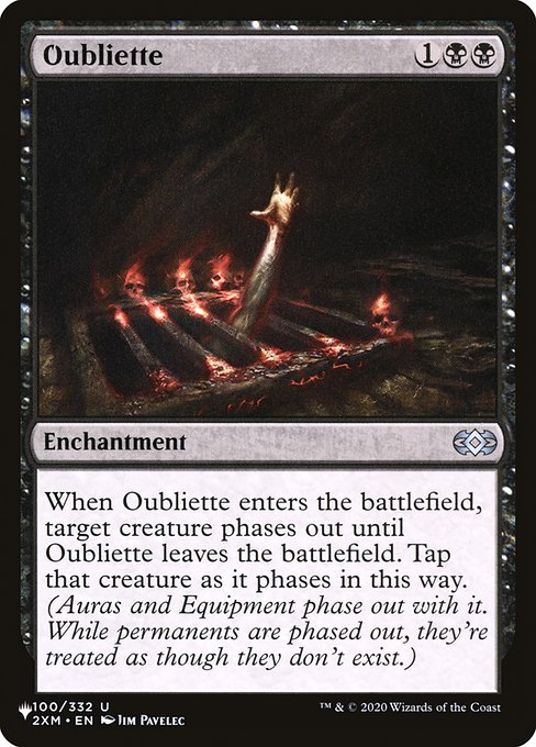 Oubliette (The List) Near Mint