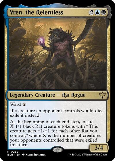 Vren, the Relentless (Bloomburrow) Near Mint