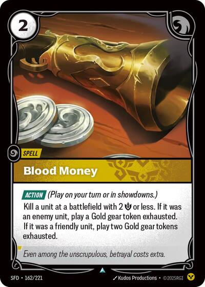Blood Money (Spiritforged) Near Mint