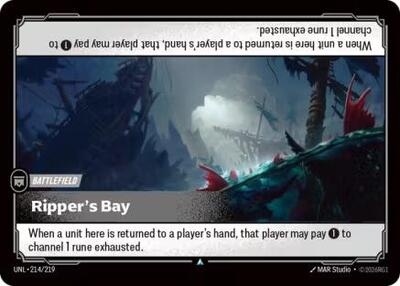 Ripper's Bay (Unleashed) Near Mint Foil