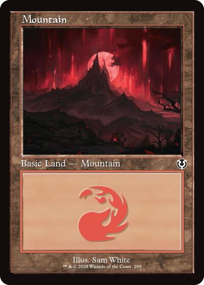 Mountain (295) (Retro Frame) (Innistrad Remastered) Near Mint Foil