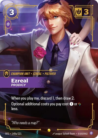 Ezreal Prodigy (Alternate Art) (Spiritforged) Near Mint Foil