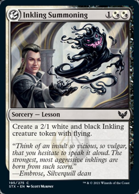 Inkling Summoning (Strixhaven) Near Mint