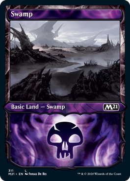Swamp (311) (Showcase) (Magic 2021 Core Set) Near Mint