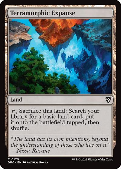 Terramorphic Expanse (Commander: Aetherdrift) Near Mint