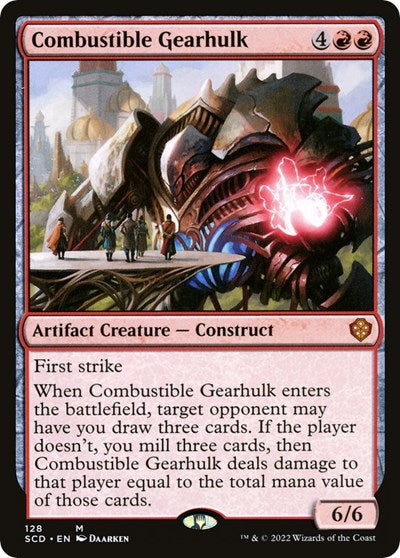 Combustible Gearhulk (Commander 2022 Starter Decks) Near Mint