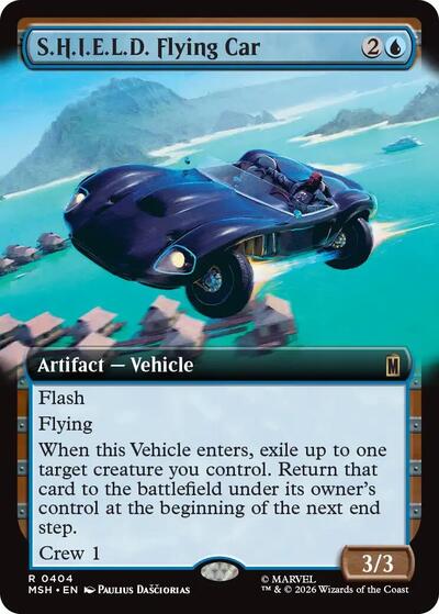 S.H.I.E.L.D. Flying Car (Extended Art) (Marvel Super Heroes) Near Mint Foil
