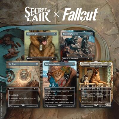Secret Lair Drop: Secret Lair x Fallout: Greet the Dog Non-Foil Edition