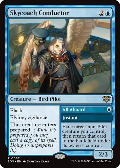Skycoach Conductor (Secrets of Strixhaven) Near Mint Foil