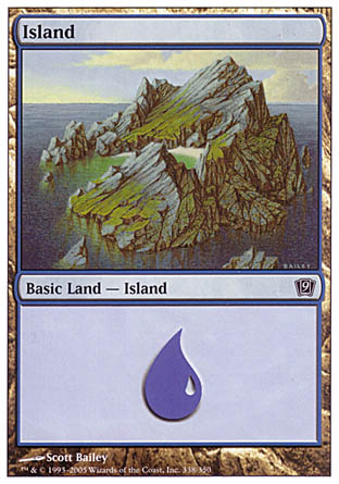 Island (338) (9th Edition) Near Mint