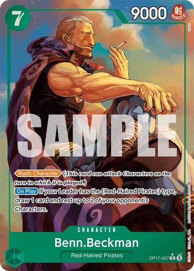 Benn.Beckman (Alternate Art) (The World's Strongest Warriors) Near Mint Foil
