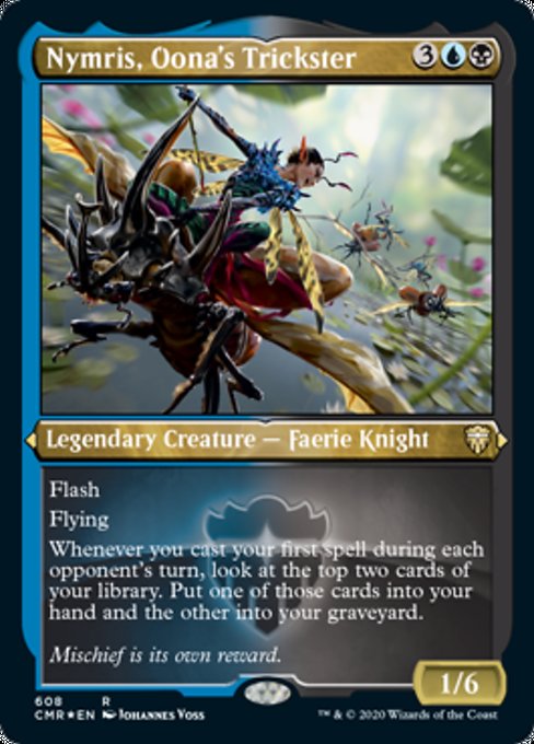 Nymris, Oona's Trickster (Foil Etched) (Commander Legends) Near Mint Foil