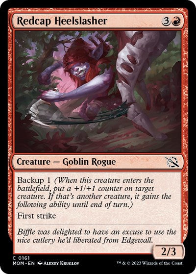 Redcap Heelslasher (March of the Machine) Light Play Foil