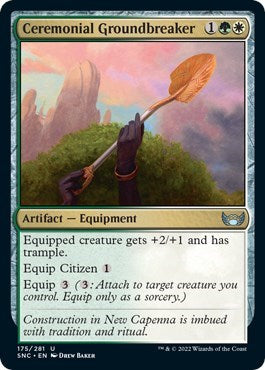 Ceremonial Groundbreaker (Streets of New Capenna) Near Mint Foil