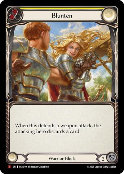 Blunten (Yellow) (Compendium of Rathe) Near Mint Foil