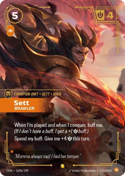 Sett Brawler (Alternate Art) (Origins) Near Mint Foil