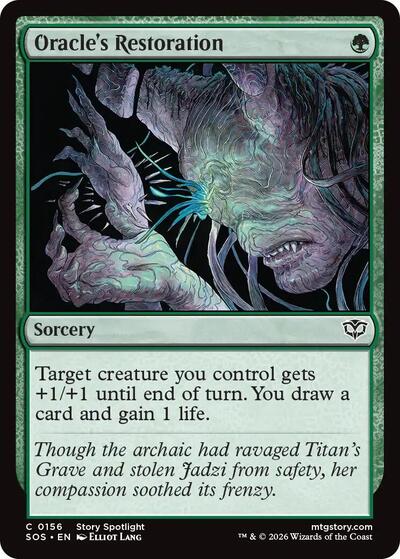 Oracle's Restoration (Secrets of Strixhaven) Near Mint Foil